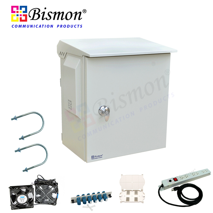 48 Port Wall Outdoor Cabinet for CCTV or IP Camera(Complete set)